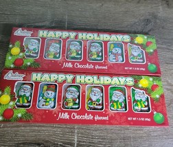 (2) Palmer Happy Holiday Milk Chocolate Flavored 1.5oz New - £11.60 GBP