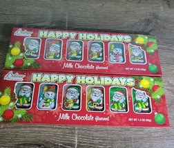 (2) Palmer Happy Holiday Milk Chocolate Flavored Candy 1.5oz New See Below - $14.73