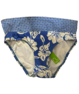 NEXT Femmes Floral Pliable à Ruban Rétro Bikini Bas Pantalon, Bleu, XS - $284.34 MXN