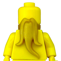 Minifigure Beard, in gold. - $24.93 MXN