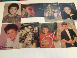 Fred Savage teen magazine pinup poster clippings Wonder Years 1980&#39;s - £9.43 GBP