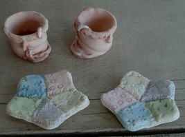 Cute Ceramic Miniature Cup and Saucer Set, VERY GOOD CONDITION - $6.92