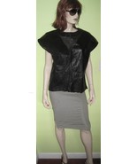 Vintage LE CHATEAU DESIGN Collection 80s Fashion Women&#39;s Faux Leather Ve... - $68.38 CAD