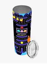Mr. Pac, Blue Maze Muncher | 20oz Stainless Steel Tumbler | Free Ship  - $47.92 CAD