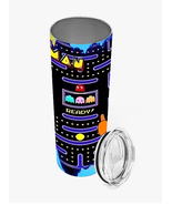 Mr. Pac, Blue Maze Muncher | 20oz Stainless Steel Tumbler | Free Ship  - $658.38 MXN