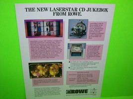 Laserstar Original Jukebox FLYER Phonograph Music Sales Sheet ROWE AMI 1... - £18.20 GBP