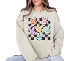 Easter Bible Verse Sweatshirt Gift for Christian Cute Bunny Sweater Tren... - $32.66