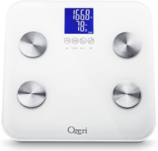 Weight, Fat, Muscle, Bone, And Hydration Are All Measured By The Ozeri Touch 440 - £32.78 GBP