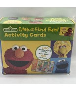 Sesame Street Tin Container Look And Find Fun 100 Activity Cards For Kid... - £11.50 GBP