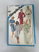 Simplicity 6455 Sewing Pattern Size 12 Misses’ Dress In Two Lengths Uncut - $14.03