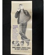The Carey Treatment Original Insert movie poster 1972- James Coburn - £66.74 GBP