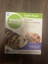 Zone perfect Chocolate Chip Cookie Dough Bars. 10 Count Box. Expires 9-1-24. New - £44.34 GBP