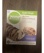 Zone perfect Chocolate Chip Cookie Dough Bars. 10 Count Box. Expires 9-1-24. New - $59.37