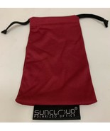 New SUNCLOUD Original Maroon Red Sunglasses Microfiber Pouch Eyeglasses ... - $132.85 MXN