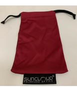 New SUNCLOUD Original Maroon Red Sunglasses Microfiber Pouch Eyeglasses ... - £5.49 GBP