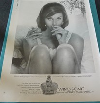 sexy Original Vintage perfume  Advertisement Print Art woman bare skin  ... - £5.59 GBP