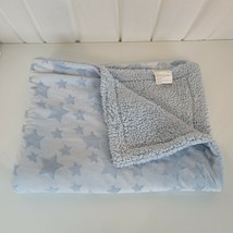 SL S L Home Fashions Baby Boy Blue 3D Texture Embossed Star Plush Sherpa Blanket - £46.92 GBP