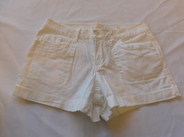 Faded Glory Shorts Women&#39;s Ladies Size 8 Shorts White Casual GUC - £23.73 GBP