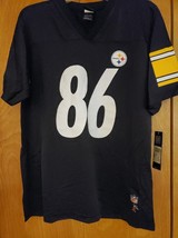 Reebok Team Apparel Pitt Steelers Hines Ward # 84 Youth XL 18/20 Black J... - $25.99