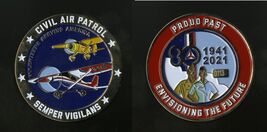 CHALLENGE COIN U S AIR FORCE AUXILIARY CIVIL AIR PATROL 80TH ANNIVERSARY - $49.95