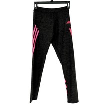 ADIDAS Climalite Leggings Youth L (14) Steel Pink Stripes - £10.26 GBP