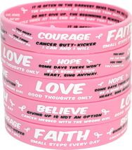 Breast Cancer Awareness Bracelets - Hidden Healing Therapeutic Messages - Great - £27.78 GBP