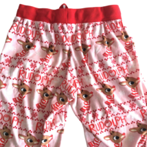 Womens Rudolph the Red Nosed Reindeer Pajama Lounge Pant PJ Christmas S 4-6 - $23.83