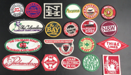 Lot of Twenty (20) Different Railroad Train Patches Used &amp; New N&amp;W P&amp;S R... - $51.26