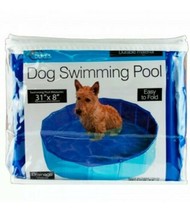 Dog Swimming Pool - Foldable with drainage valve - £11.77 GBP