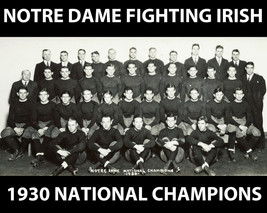 1930 NOTRE DAME TEAM 8X10 PHOTO FIGHTING IRISH PICTURE NCAA FOOTBALL CHAMPS - $4.94