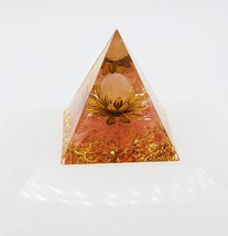 Rose Quartz Orgone Pyramid ~ Love, Serenity, Compassion, Purity, Spiritual Growt - £15.67 GBP