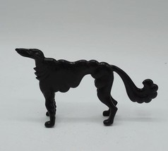 Noir Barzoï Don Manning Chien 4 &quot; USA Figurine Marquée - £70.35 GBP