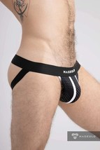 MASKULO Mesh Pouch Jockstrap Elastic Breathable Jock Classy Sporty &quot;X-La... - $30.68