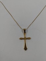 Gold Chain with Cross Pendant - £28.84 GBP