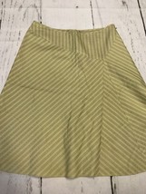 Ann Taylor Women&#39;s Skirt Celery Green Silk Blend Skirt Size 8 - £9.75 GBP