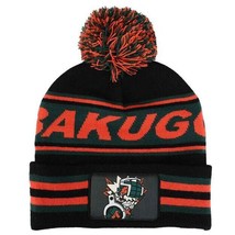 My Hero Academia Katsuki Bakugo Pom Nylon Beanie Hat NEW WITH TAGS! - $9.46