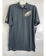 Nike Men s Philadelphia Eagles Champ Drive Short Sleeve Polo T-Shirt,Gra... - £29.97 GBP