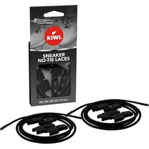 Kiwi No Tie Elastic Shoe Laces Black One Size Fits All Sneakers Slip-On ... - $130.35 MXN