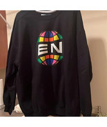 ARCADE FIRE Pullover Black Sweatshirt Size XXL Tour EN Globe - $543.43 MXN