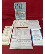 1957 Ford Owners Manual &amp; Service Policy, Seat Belt &amp; Documents OEM VTG ... - £38.89 GBP
