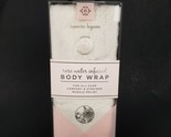 Nanette Lepore Rose Water Infused White Faux Fur Body Wrap Muscle Relief... - $27.71