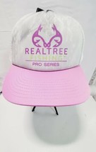 Reel Tree Pro Series Snapback Pink &amp; White Mash Breathable Adjustable On... - £15.05 GBP