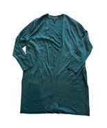 Talbots Womens Petite Merino Wool Open Front Cardigan 1X Teal Green Long... - $530.54 MXN