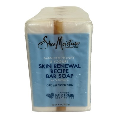 4 x Shea Moisture Manuka Honey &amp; Yogurt Bar Soap Dry Stressed Skin 8 oz ... - $79.80