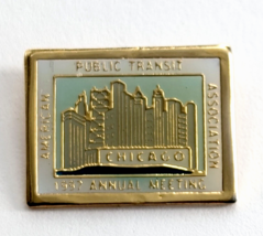 APTA American Public Transit 1997 Annual Meeting Chicago IL Pin Transportation - £10.46 GBP