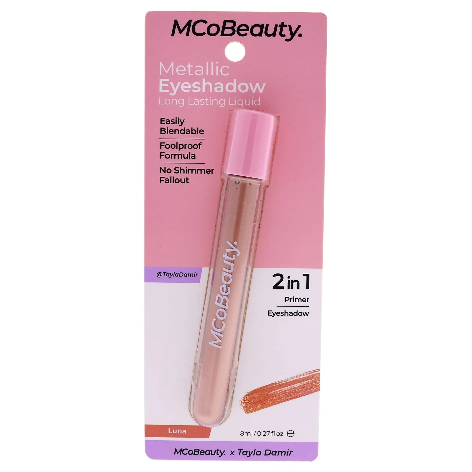 Metallic Eyeshadow Long Lasting Liquid - Luna by MCoBeauty for Women - 0... - £16.51 GBP