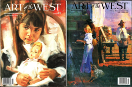 Art Of The West &amp; Western Art Magazine Set Of 4 vintage various years nostalgic - £14.27 GBP