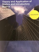 Theory and Application of Statics and Introductory Statics Paperback - $17.84