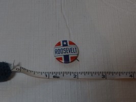 ROOSEVELT flag 1976 reproduction campaign President pin button RARE cand... - £12.13 GBP