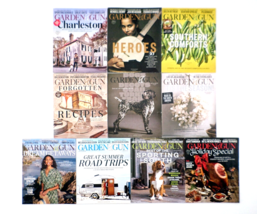 Garden and Gun Magazine Lot of 10, Southern Living Culture Music Food Art Travel - £22.94 GBP